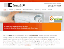 Tablet Screenshot of leenards.nl